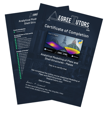 Completion certificate