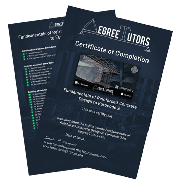 Completion certificate