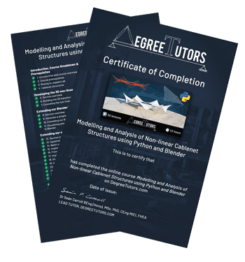 Completion certificate