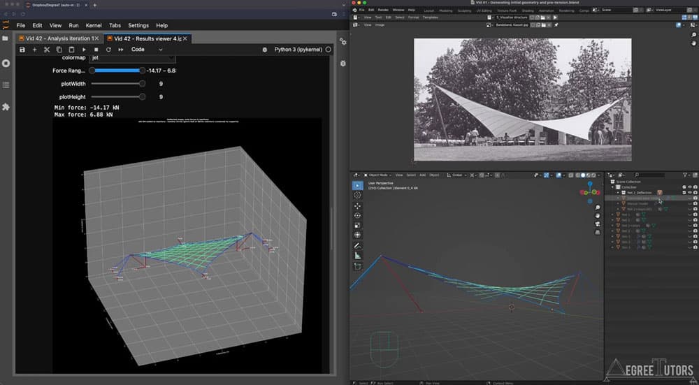 Parametric modelling in Blender