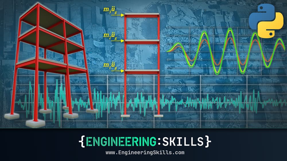 Multi-Degree of Freedom Dynamics, Modal Analysis and Seismic Response Simulation in Python