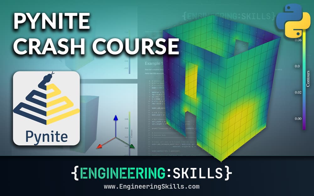 A Pynite Crash Course - Analysis of Shell Structures