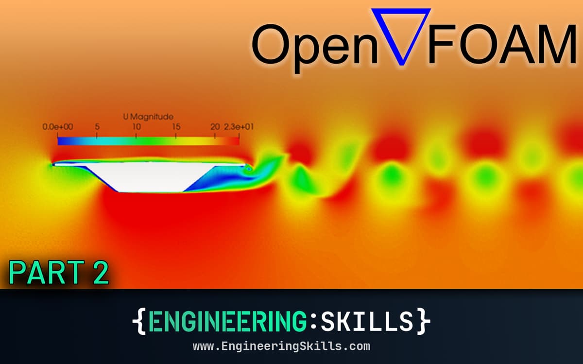 An overview of the CFD simulation process in OpenFOAM