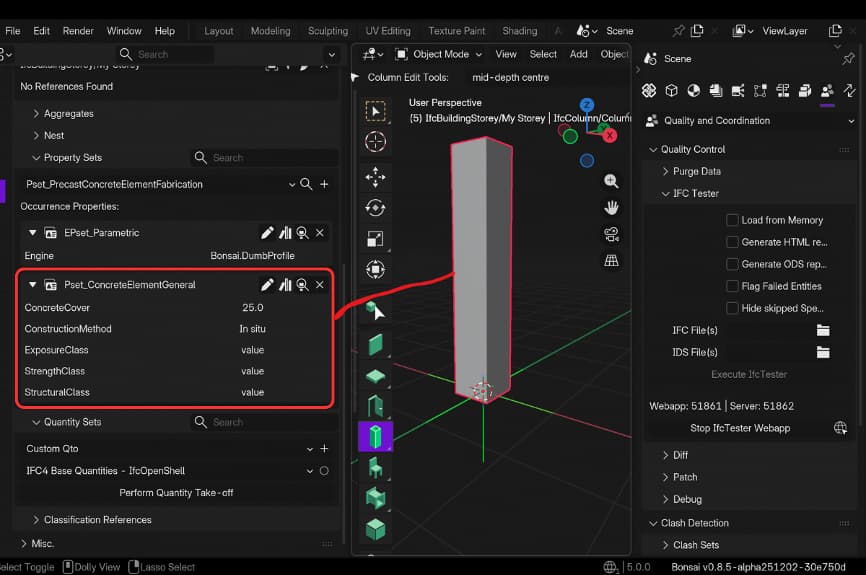 Concrete specific information in IFC | EngineeringSkills.com