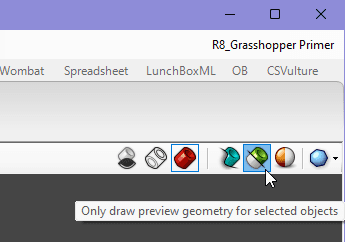 Previewing selected items using the draw preview geometry menu button | EngineeringSkills.com